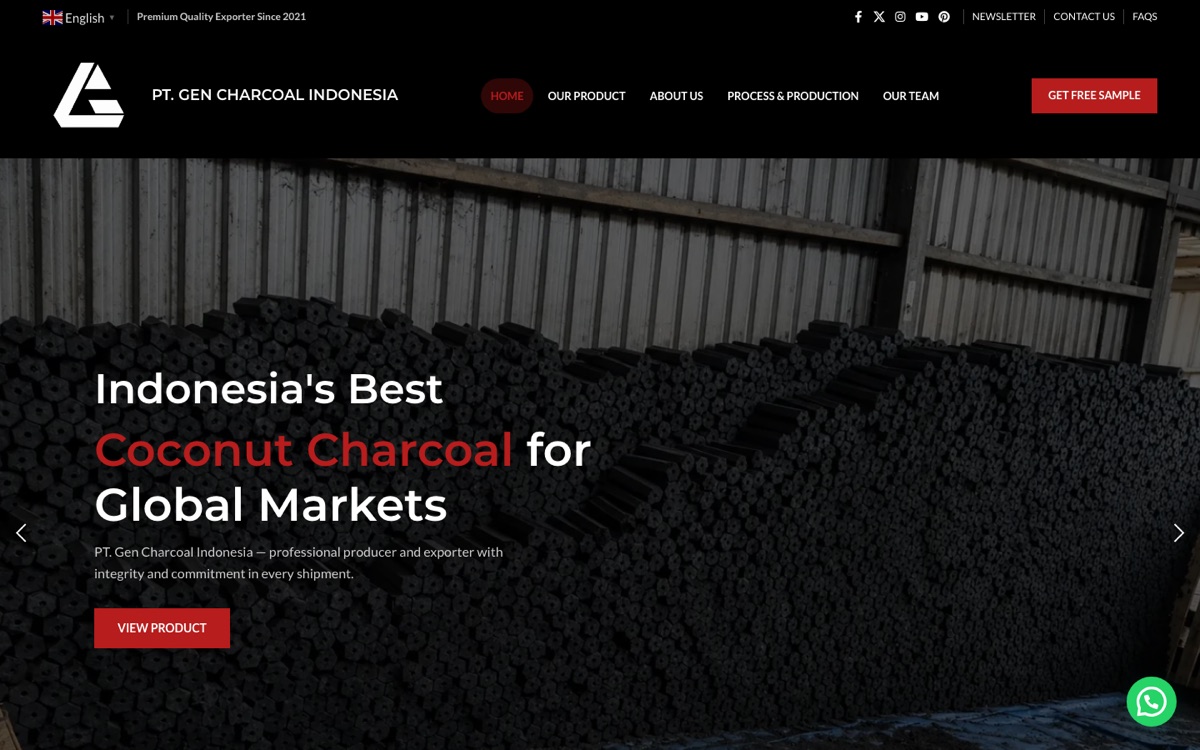 Gen Charcoal Indonesia desktop preview
