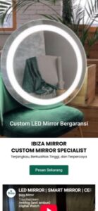 Ibiza Mirrors mobile preview