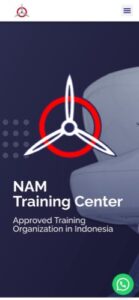 NAM Training Center mobile preview