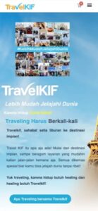 Travelkif mobile preview